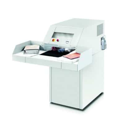 CLC | A white background showcases the Ideal 4108 paper shredder.