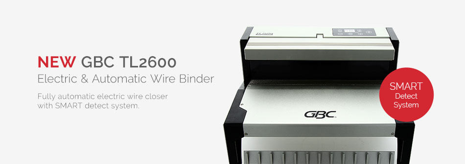 CLC | The new electric and automatic wire binder - GBC TL2600.