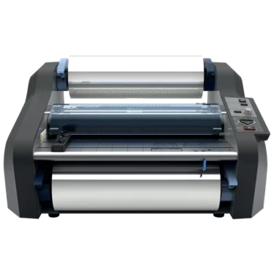 CLC | GBC Ultima 35 Ezload Roll Laminator with a roll of paper on it.