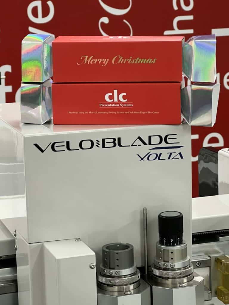 CLC | A box of velo blades on a table.